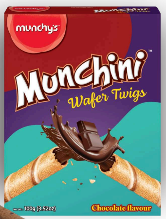 MUNCHINI WAFER STICKS 100GM